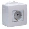 Коробка 1-м ОП PDD-N60 16А IP00 с заземл. с силовой роз. BRAVA 2мод. бел. DKC 10482, изображение 3 • Купить по низкой цене в интернет-магазине СМЭК