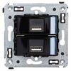 Устройство зарядное USB СП Avanti "Черный квадрат" DKC 4402543, изображение 2 • Купить по низкой цене в интернет-магазине СМЭК