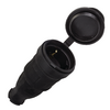 Розетка переносная 16А IP44 230В 2P+PE с защ. крышкой каучук Basic EKF RPS-012-16-230-44, изображение 3 • Купить по низкой цене в интернет-магазине СМЭК