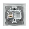 Розетка компьютерная 1-м СП Валенсия RJ45 бел. PROxima EKF EWK01-035-10, изображение 2 • Купить по низкой цене в интернет-магазине СМЭК