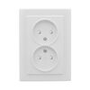 Розетка 2-м СП Минск 10А IP20 без заземл. защ. шторки бел. Basic EKF ERR10-102-100, изображение 2 • Купить по низкой цене в интернет-магазине СМЭК