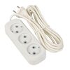 Удлинитель 3х3м без заземл. 10А IP20 Эксперт 2.2кВт ПВС 2х0.75 PROxima EKF UBA10-275-3-03, изображение 3 • Купить по низкой цене в интернет-магазине СМЭК