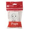 Розетка 2-м ОП Рим 10А IP20 без заземл. бел. EKF ENR10-102-10, изображение 2 • Купить по низкой цене в интернет-магазине СМЭК