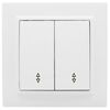 Переключатель проходной 2-кл. СП Минск 10А IP20 бел. Basic EKF ERV10-027-10, изображение 2 • Купить по низкой цене в интернет-магазине СМЭК