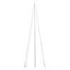 Мачта молниеприемная d40мм L5000 с оттяжками St PROxima EKF lp-5000-40-st, изображение 2 • Купить по низкой цене в интернет-магазине СМЭК
