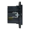 Розетка USB 2-м Стокгольм тип A+C механизм черн. PROxima EKF EZR-2USB-type-C, изображение 2 • Купить по низкой цене в интернет-магазине СМЭК