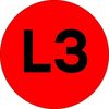 Наклейка "L3" d20мм PROxima EKF an-2-15-2, изображение 2 • Купить по низкой цене в интернет-магазине СМЭК