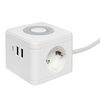 Удлинитель "Куб" 2х1.3м 2USB 2.4А+Type C + Ночник 1кв.мм EKF UBA-CUB-2-TC, изображение 2 • Купить по низкой цене в интернет-магазине СМЭК
