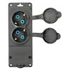 Колодка 2-м 16А IP44 2P+PE 230В с защ. крышками каучук PROxima EKF RPS-018-16-230-44-r, изображение 9 • Купить по низкой цене в интернет-магазине СМЭК