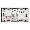 Рамка 2-м Стокгольм бел. с линией цвета черн. PROxima EKF EXM-G-305-10 • Купить по низкой цене в интернет-магазине СМЭК