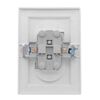 Розетка 2-м СП Минск 10А IP20 без заземл. защ. шторки бел. Basic EKF ERR10-102-100 • Купить по низкой цене в интернет-магазине СМЭК