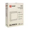 Щит ЩРН-П-24 "SlimBox" IP41 бел. дверца PROxima EKF sb-n-24w, изображение 4 • Купить по низкой цене в интернет-магазине СМЭК