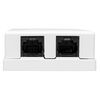 Розетка настенная TERACOM PRO кат.6 неэкранированная 2 порта RJ-45 Dual IDC бел. EKF TRP-WBOX-2RJ45-6UTP-WH, изображение 4 • Купить по низкой цене в интернет-магазине СМЭК