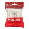 Розетка компьютерная 2-м СП Минск RJ45 бел. EKF ERK02-035-10, изображение 3 • Купить по низкой цене в интернет-магазине СМЭК
