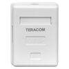 Розетка настенная TERACOM кат.5E неэкранированная 1 порт RJ-45 Dual IDC бел. EKF TRC-WBOX-1RJ45-5EUTP-WH, изображение 4 • Купить по низкой цене в интернет-магазине СМЭК