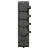 Колодка 4-м 16А IP44 2P+PE 230В с защ. крышками каучук PROxima EKF RPS-020-16-230-44-r, изображение 5 • Купить по низкой цене в интернет-магазине СМЭК