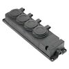 Колодка 4-м 16А IP44 2P+PE 230В с защ. крышками каучук PROxima EKF RPS-020-16-230-44-r, изображение 2 • Купить по низкой цене в интернет-магазине СМЭК