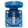 Розетка панельная 112 скрытая 2P+PЕ 16А 220В IP44 с защ. крышкой  EKF ps-112-16-220 • Купить по низкой цене в интернет-магазине СМЭК