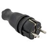 Вилка прямая 16А 2P+PE 230В IP44 каучук PROxima EKF RPS-011-16-230-44-r, изображение 3 • Купить по низкой цене в интернет-магазине СМЭК