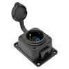 Розетка настенная 16А IP44 230В 2P+PE с защ. крышкой каучук PROxima EKF RPS-014-16-230-44-r, изображение 4 • Купить по низкой цене в интернет-магазине СМЭК
