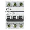 Выключатель автоматический модульный 3п B 6А 4.5кА ВА 47-29 Basic EKF mcb4729-3-06-B • Купить по низкой цене в интернет-магазине СМЭК
