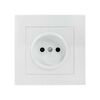 Розетка 1-м СП Валенсия 10А IP20 без заземл. защ. шторки бел. PROxima EKF EWR10-022-10, изображение 4 • Купить по низкой цене в интернет-магазине СМЭК