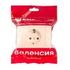 Розетка 1-м СП Валенсия 16А IP20 с заземл. защ. шторки крем. PROxima EKF EWR16-028-20, изображение 4 • Купить по низкой цене в интернет-магазине СМЭК
