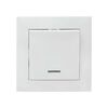 Выключатель 1-кл. СП Валенсия 10А IP20 с индикатором бел. PROxima EKF EWV10-121-10, изображение 3 • Купить по низкой цене в интернет-магазине СМЭК