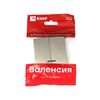 Панель лицевая Валенсия для выключателя 2-кл. с индикатором 10А кашемир PROxima EKF ESV10-L-123-40 • Купить по низкой цене в интернет-магазине СМЭК