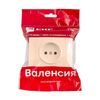 Розетка 1-м СП Валенсия 10А IP20 без заземл. защ. шторки крем. PROxima EKF EWR10-022-20, изображение 5 • Купить по низкой цене в интернет-магазине СМЭК