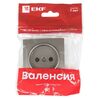 Панель лицевая Валенсия для розетки 1-м 10А защ. шторки без заземл. графит PROxima EKF ESR10-L-022-60, изображение 4 • Купить по низкой цене в интернет-магазине СМЭК
