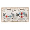 Рамка 2-м Стокгольм бел. с линией цвета шампань PROxima EKF EYM-G-303-10 • Купить по низкой цене в интернет-магазине СМЭК