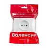 Розетка 1-м СП Валенсия 10А IP20 без заземл. защ. шторки бел. PROxima EKF EWR10-022-10 • Купить по низкой цене в интернет-магазине СМЭК
