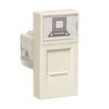 Розетка компьютерная 1мод. RJ45 кат.5E EKF E1MK015E-135-10, изображение 6 • Купить по низкой цене в интернет-магазине СМЭК