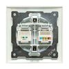 Розетка компьютерная + телефонная 2-м СП Валенсия RJ45 + RJ11 бел. PROxima EKF EWK02-035-30, изображение 3 • Купить по низкой цене в интернет-магазине СМЭК
