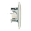 Розетка компьютерная + телефонная 2-м СП Валенсия RJ45 + RJ11 бел. PROxima EKF EWK02-035-30 • Купить по низкой цене в интернет-магазине СМЭК