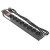 Блок PDU TERACOM PRO 19дюйм 1U 16А/250В 8 роз. Schuko с выключат. шнур 2м 3х1.5кв.мм вилка Schuko корпус пластик черн. EKF TRP-HPD-LSP-16A-8SH-2MSH, изображение 2 • Купить по низкой цене в интернет-магазине СМЭК