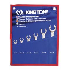 KING TONY Набор разрезных ключей, 8-22 мм, чехол из теторона, 6 предметов • Купить по низкой цене в интернет-магазине СМЭК