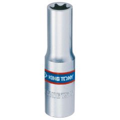 KING TONY Головка торцевая TORX Е-стандарт 3/8", E12, L = 63 мм • Купить по низкой цене в интернет-магазине СМЭК