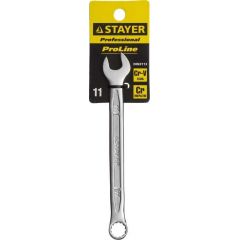Комбинированный гаечный ключ STAYER 11 мм 27081-11 • Купить по низкой цене в интернет-магазине СМЭК