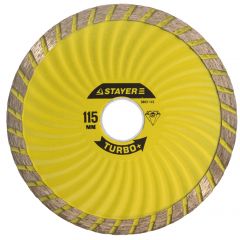 STAYER TURBO-Plus 105 мм, диск алмазный отрезной по бетону, камню, кирпичу, граниту, мрамору (105х22 • Купить по низкой цене в интернет-магазине СМЭК