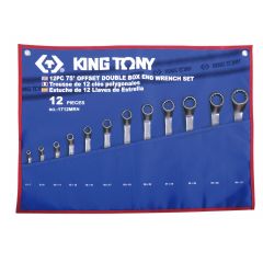 KING TONY Набор накидных ключей, 6-32 мм, чехол из теторона, 12 предметов • Купить по низкой цене в интернет-магазине СМЭК
