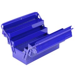 МАСТАК Ящик инструментальный раскладной, 5 отсеков, синий • Купить по низкой цене в интернет-магазине СМЭК