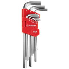 Набор коротких имбусовых ключей ЗУБР 9 шт. 27460-2 • Купить по низкой цене в интернет-магазине СМЭК