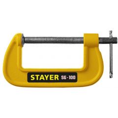 Чугунная струбцина G STAYER SG-100 100 мм 3215-100 • Купить по низкой цене в интернет-магазине СМЭК