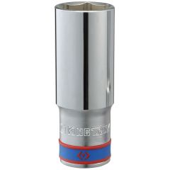 KING TONY Головка торцевая глубокая шестигранная 1/2", 28 мм • Купить по низкой цене в интернет-магазине СМЭК
