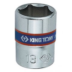 KING TONY Головка торцевая стандартная шестигранная 1/4", 11 мм • Купить по низкой цене в интернет-магазине СМЭК