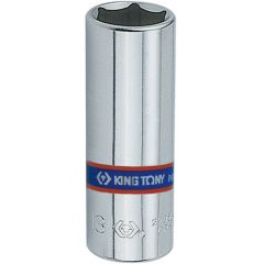 KING TONY Головка торцевая глубокая шестигранная 1/4", 10 мм • Купить по низкой цене в интернет-магазине СМЭК