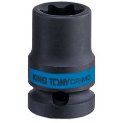 KING TONY Головка торцевая ударная TORX Е-стандарт 1/2", E10, L = 38 мм • Купить по низкой цене в интернет-магазине СМЭК
