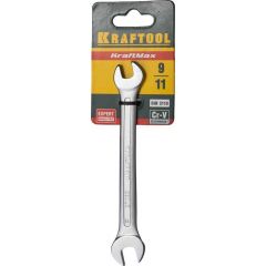Рожковый гаечный ключ KRAFTOOL 9 х 11 мм  27033-09-11 • Купить по низкой цене в интернет-магазине СМЭК